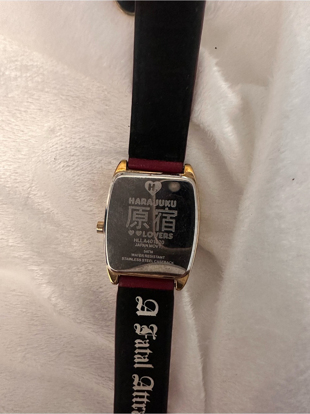 Harajuku Lovers Gwen Stefani Vintage Red Double Wrap Watch HLLA40 - VGUC - Picture 4 of 9